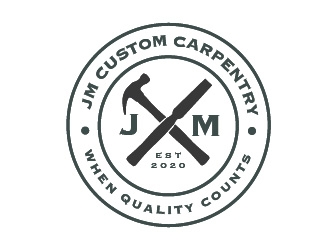 JM Custom Carpentry logo design by Rachel