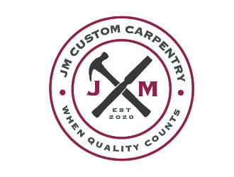 JM Custom Carpentry logo design by Rachel