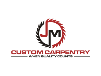 JM Custom Carpentry logo design by rief