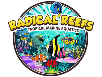 Radical Reefs  logo design by coco