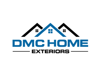DMC Home Exteriors logo design by Girly