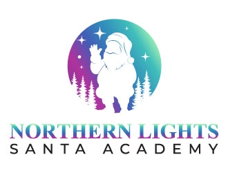 Northern Lights Santa Academy logo design by MonkDesign