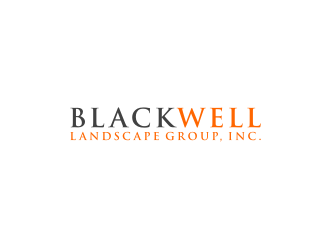 Blackwell Landscape Group, Inc. logo design by bricton