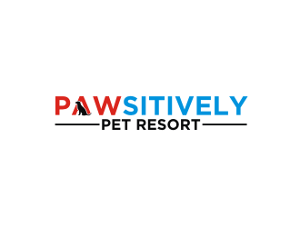 pawsitively pet resort logo design by Diancox