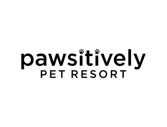 pawsitively pet resort logo design by sitizen
