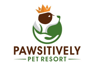 pawsitively pet resort logo design by invento