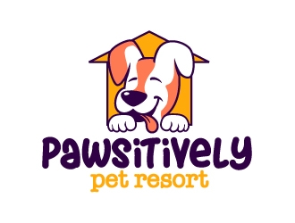 pawsitively pet resort logo design by dasigns