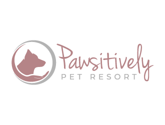 pawsitively pet resort logo design by akilis13