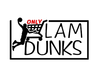 Slam Dunks Only logo design by bougalla005