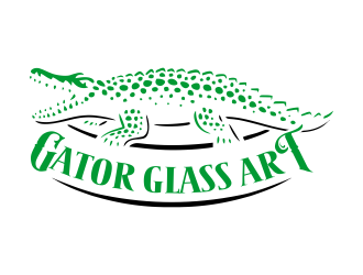 Gator Glass Art logo design by Gwerth