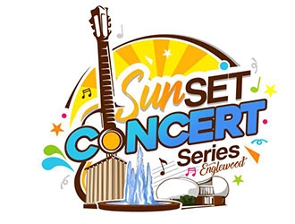 SunSET Concert Series logo design by veron