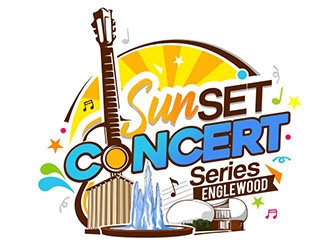 SunSET Concert Series logo design by veron