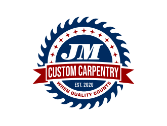 JM Custom Carpentry logo design by done