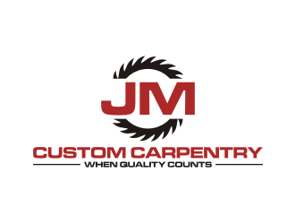 JM Custom Carpentry logo design by rief