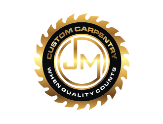 JM Custom Carpentry logo design by Sheilla
