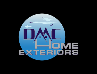 DMC Home Exteriors logo design by nona