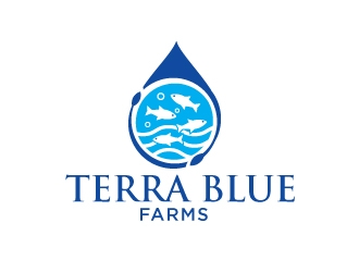 Terra Blue Farms logo design by Foxcody
