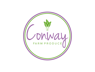 Conway Farm Produce logo design by RIANW