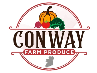 Conway Farm Produce logo design by MonkDesign