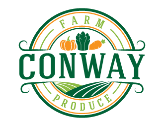 Conway Farm Produce logo design by akilis13