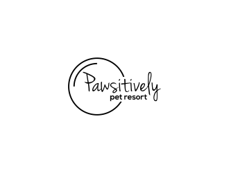 pawsitively pet resort logo design by Devian