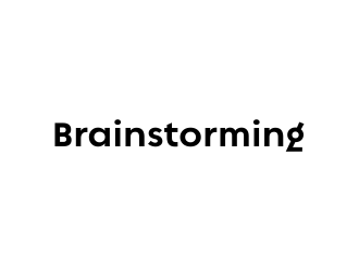 Brainstorming logo design by sitizen