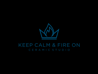 Keep Calm & Fire On Ceramic Studio logo design by jancok
