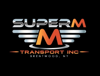 Super M Transport Inc logo design by Marianne