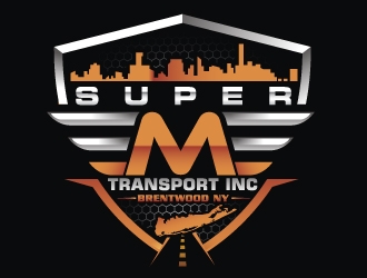 Super M Transport Inc logo design by Suvendu