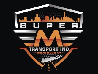 Super M Transport Inc logo design by Suvendu