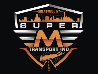 Super M Transport Inc logo design by Suvendu