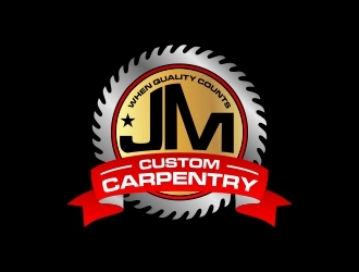 JM Custom Carpentry logo design by lj.creative