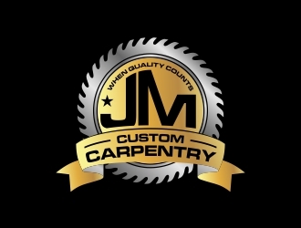 JM Custom Carpentry logo design by lj.creative