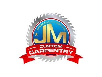 JM Custom Carpentry logo design by lj.creative