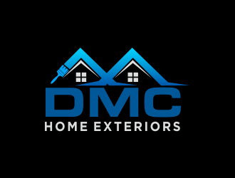 DMC Home Exteriors logo design by Greenlight