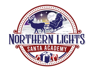 Northern Lights Santa Academy logo design by LogoQueen
