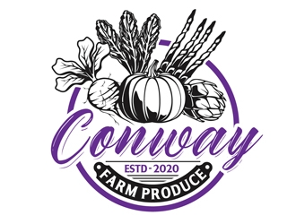 Conway Farm Produce logo design by DreamLogoDesign