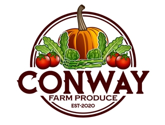 Conway Farm Produce logo design by DreamLogoDesign