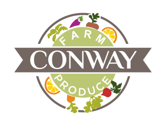 Conway Farm Produce logo design by YONK