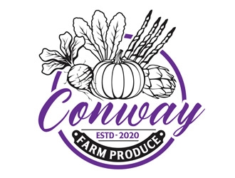 Conway Farm Produce logo design by DreamLogoDesign