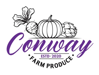 Conway Farm Produce logo design by DreamLogoDesign