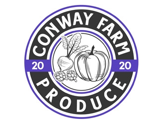 Conway Farm Produce logo design by DreamLogoDesign