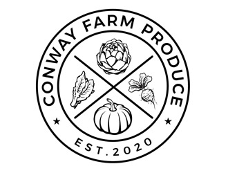 Conway Farm Produce logo design by DreamLogoDesign
