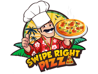 Swipe Right Pizza logo design by coco