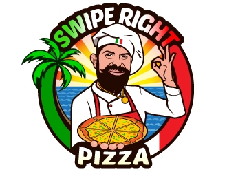 Swipe Right Pizza logo design by Suvendu