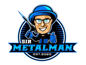 Sir Metalman logo design by DreamLogoDesign