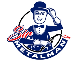 Sir Metalman logo design by DreamLogoDesign