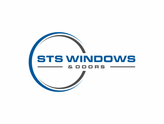 STS Windows & Doors logo design by Franky.