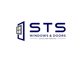STS Windows & Doors logo design by kaylee