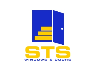STS Windows & Doors logo design by AamirKhan